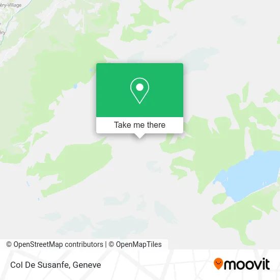 Col De Susanfe map