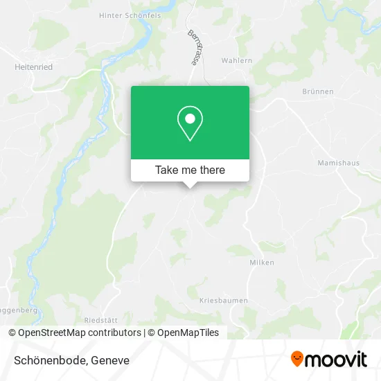 Schönenbode map