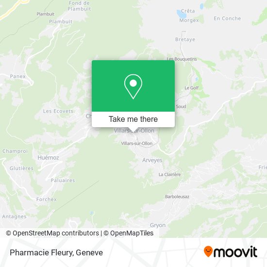 Pharmacie Fleury map