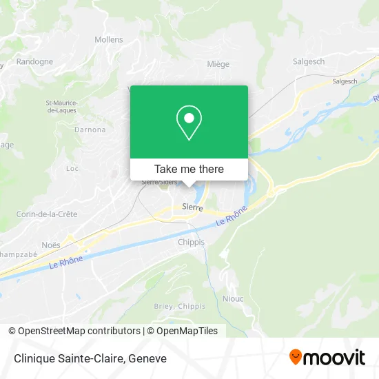 Clinique Sainte-Claire map