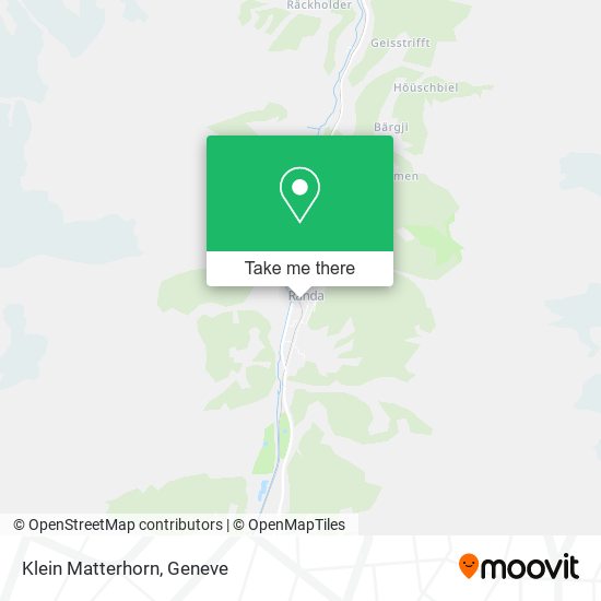 Klein Matterhorn map