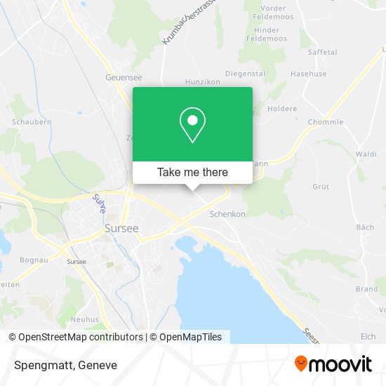 Spengmatt map