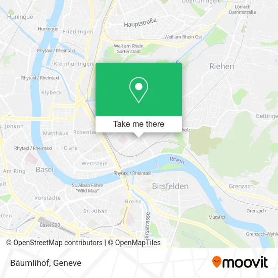 Bäumlihof plan