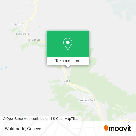 Waldmatte map