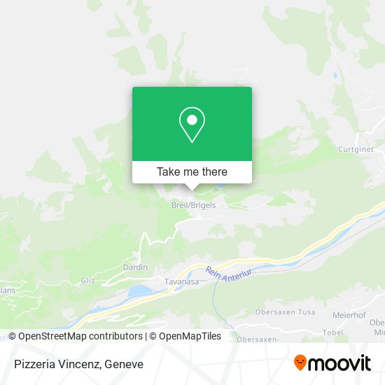 Pizzeria Vincenz map