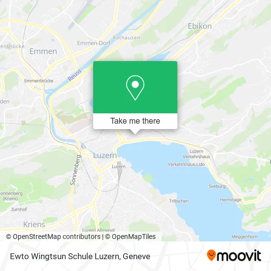 Ewto Wingtsun Schule Luzern map