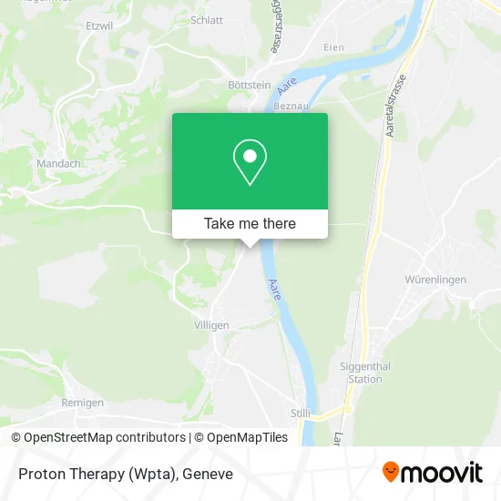 Proton Therapy (Wpta) map