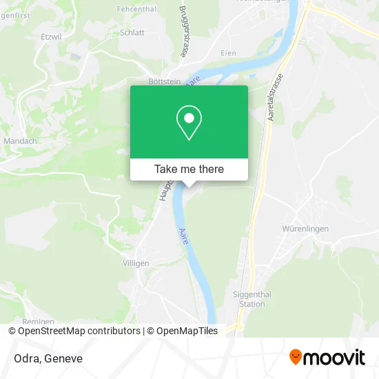 Odra map