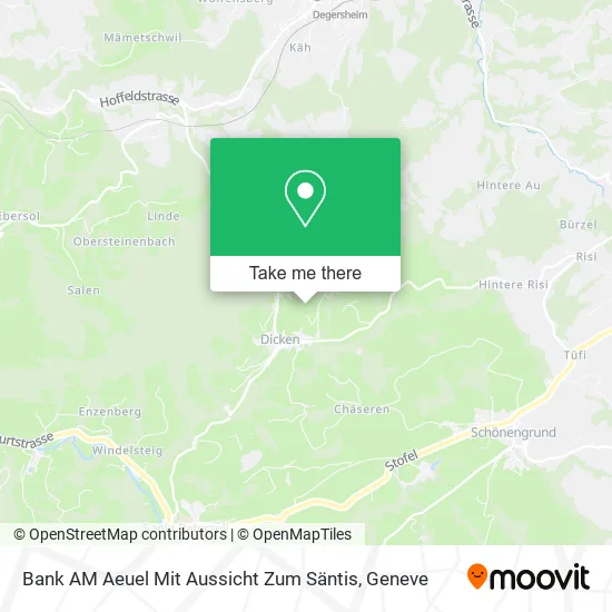 Bank AM Aeuel Mit Aussicht Zum Säntis map
