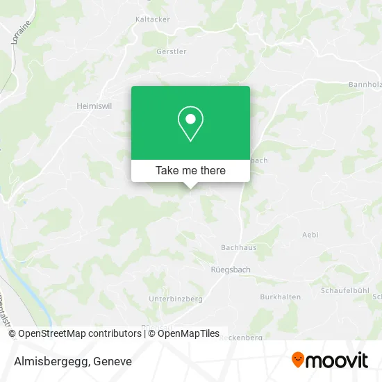 Almisbergegg map
