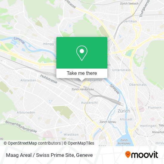 Maag Areal / Swiss Prime Site map