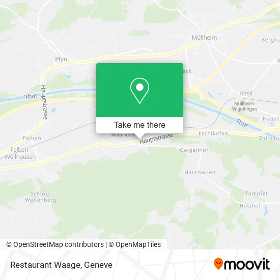 Restaurant Waage map