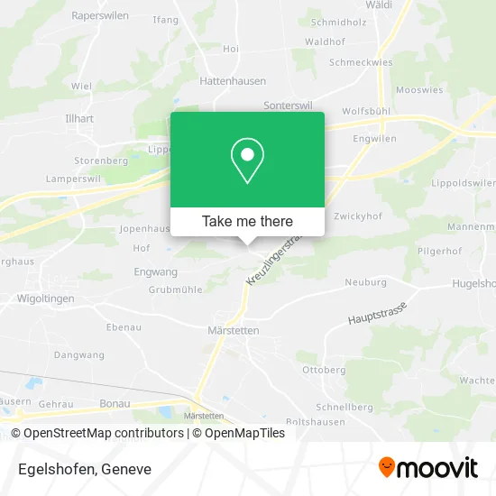 Egelshofen map