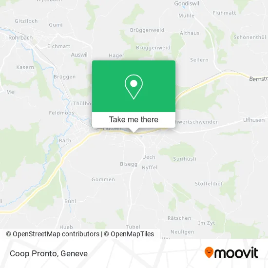 Coop Pronto map