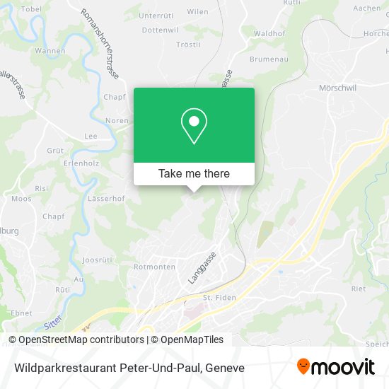 Wildparkrestaurant Peter-Und-Paul map