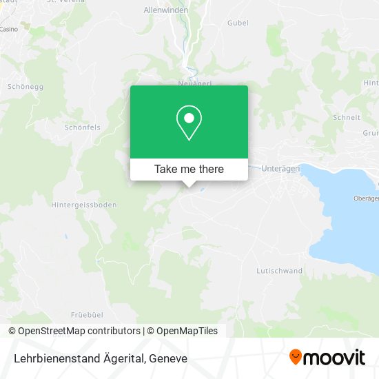 Lehrbienenstand Ägerital map