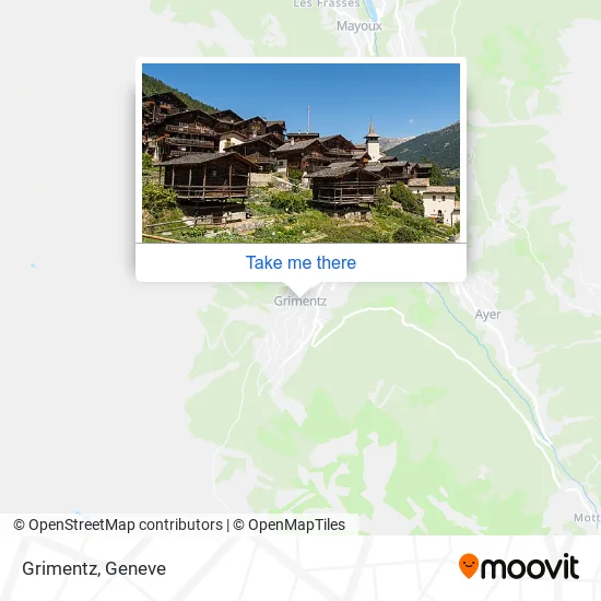 Grimentz map