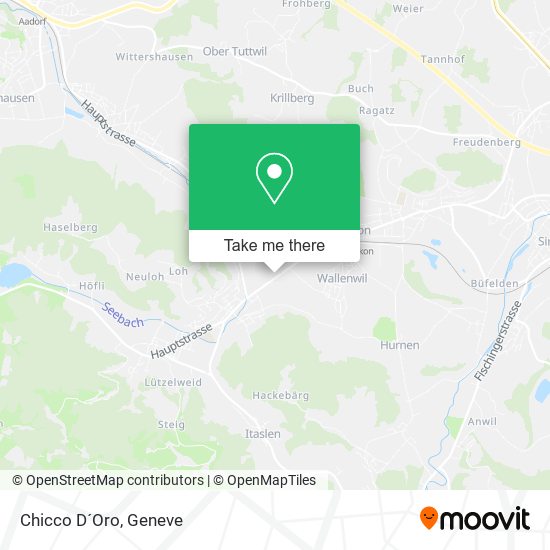 Chicco D´Oro map