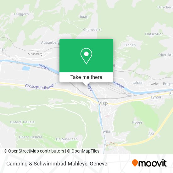 Camping & Schwimmbad Mühleye map