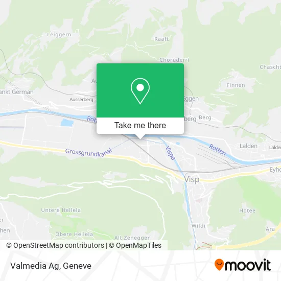 Valmedia Ag map