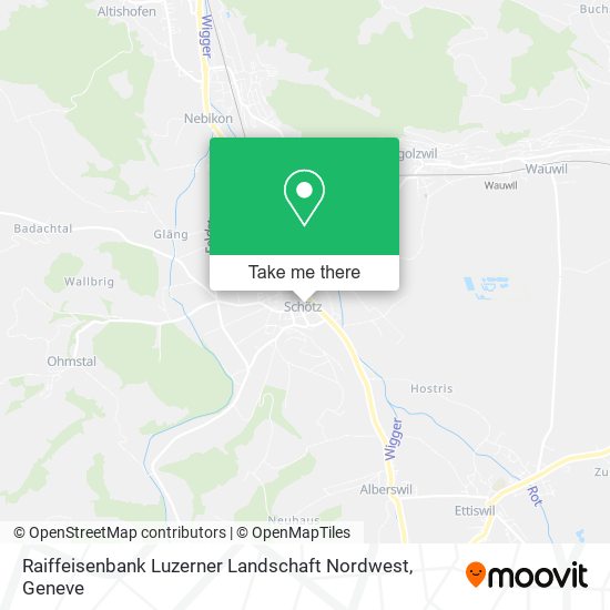 Raiffeisenbank Luzerner Landschaft Nordwest map