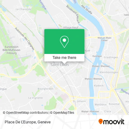 Place De L'Europe map