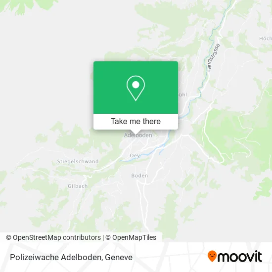 Polizeiwache Adelboden map