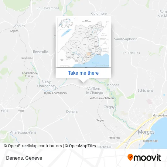Denens map