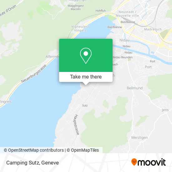 Camping Sutz map