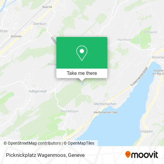 Picknickplatz Wagenmoos map