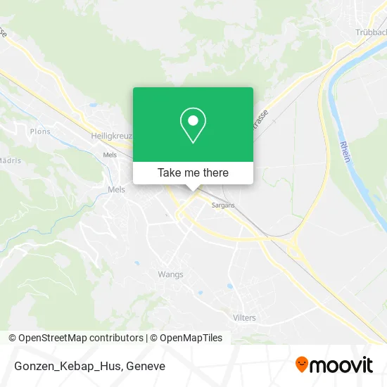 Gonzen_Kebap_Hus map