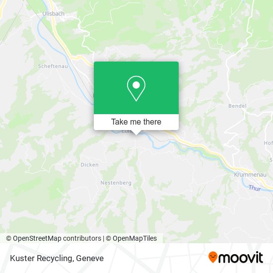 Kuster Recycling map