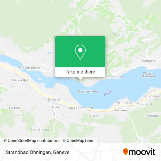 Strandbad Öhningen map