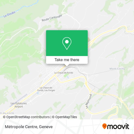 Métropole Centre map