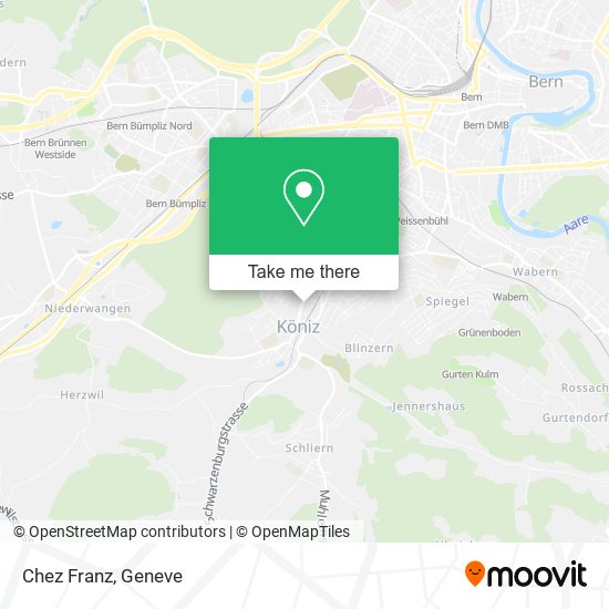 Chez Franz map