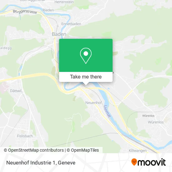 Neuenhof Industrie 1 map