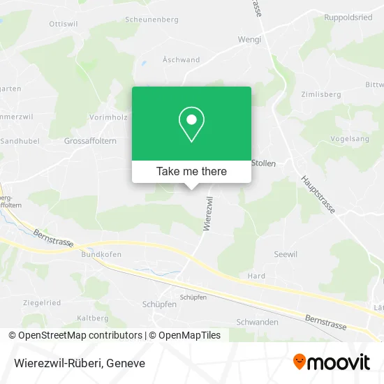 Wierezwil-Rüberi map