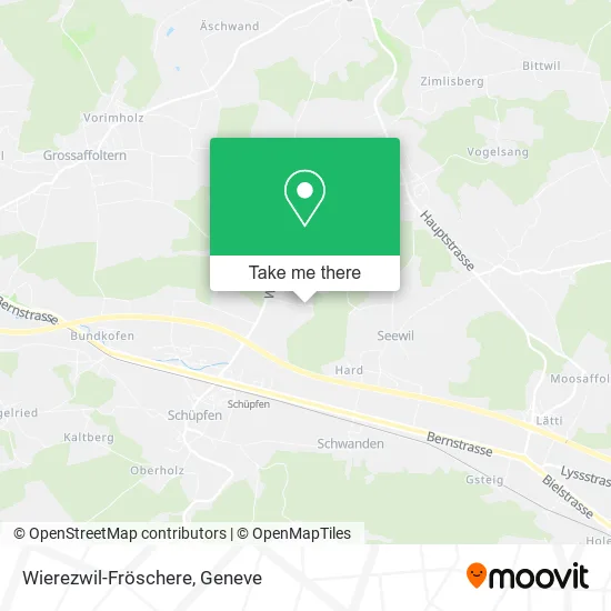 Wierezwil-Fröschere map