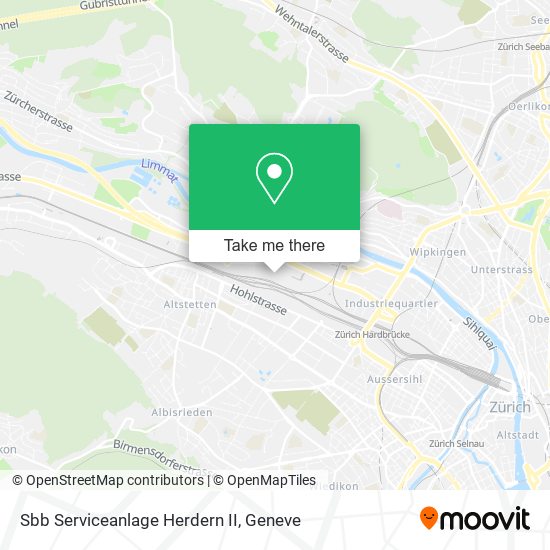 Sbb Serviceanlage Herdern II map