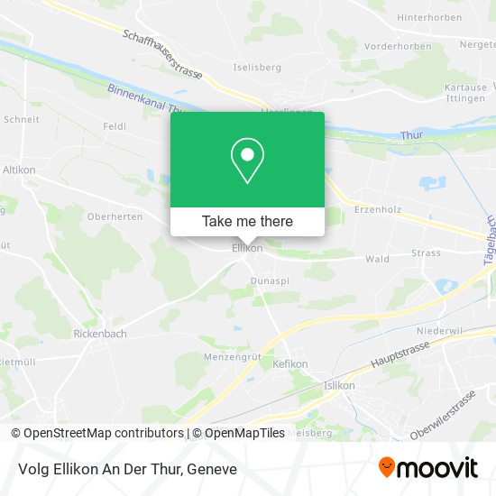 Volg Ellikon An Der Thur map