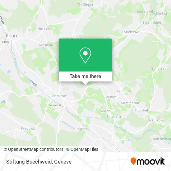 Stiftung Buechweid map