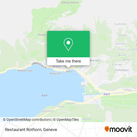 Restaurant Rothorn plan