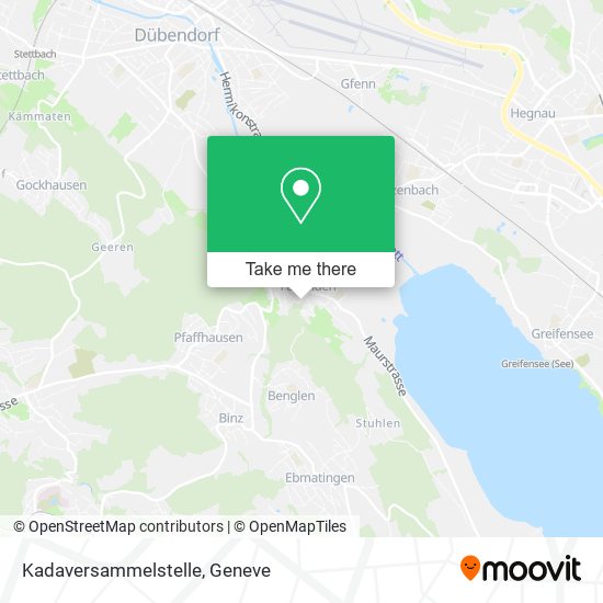 Kadaversammelstelle map