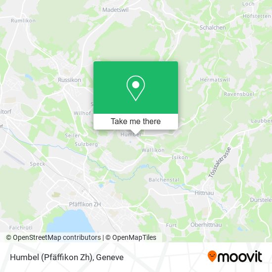 Humbel (Pfäffikon Zh) map