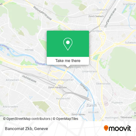 Bancomat Zkb map