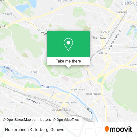 Holzbrunnen Käferberg map