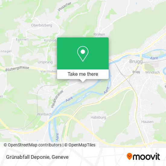 Grünabfall Deponie map