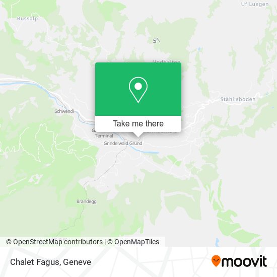 Chalet Fagus map