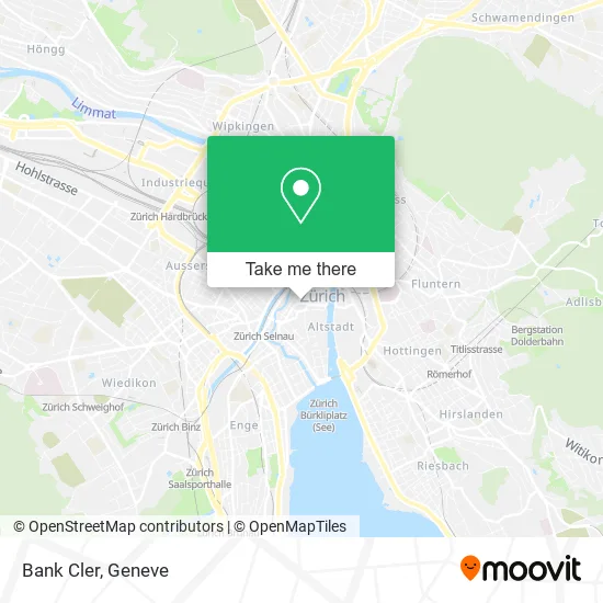 Bank Cler map