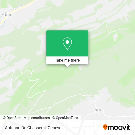Antenne De Chasseral map